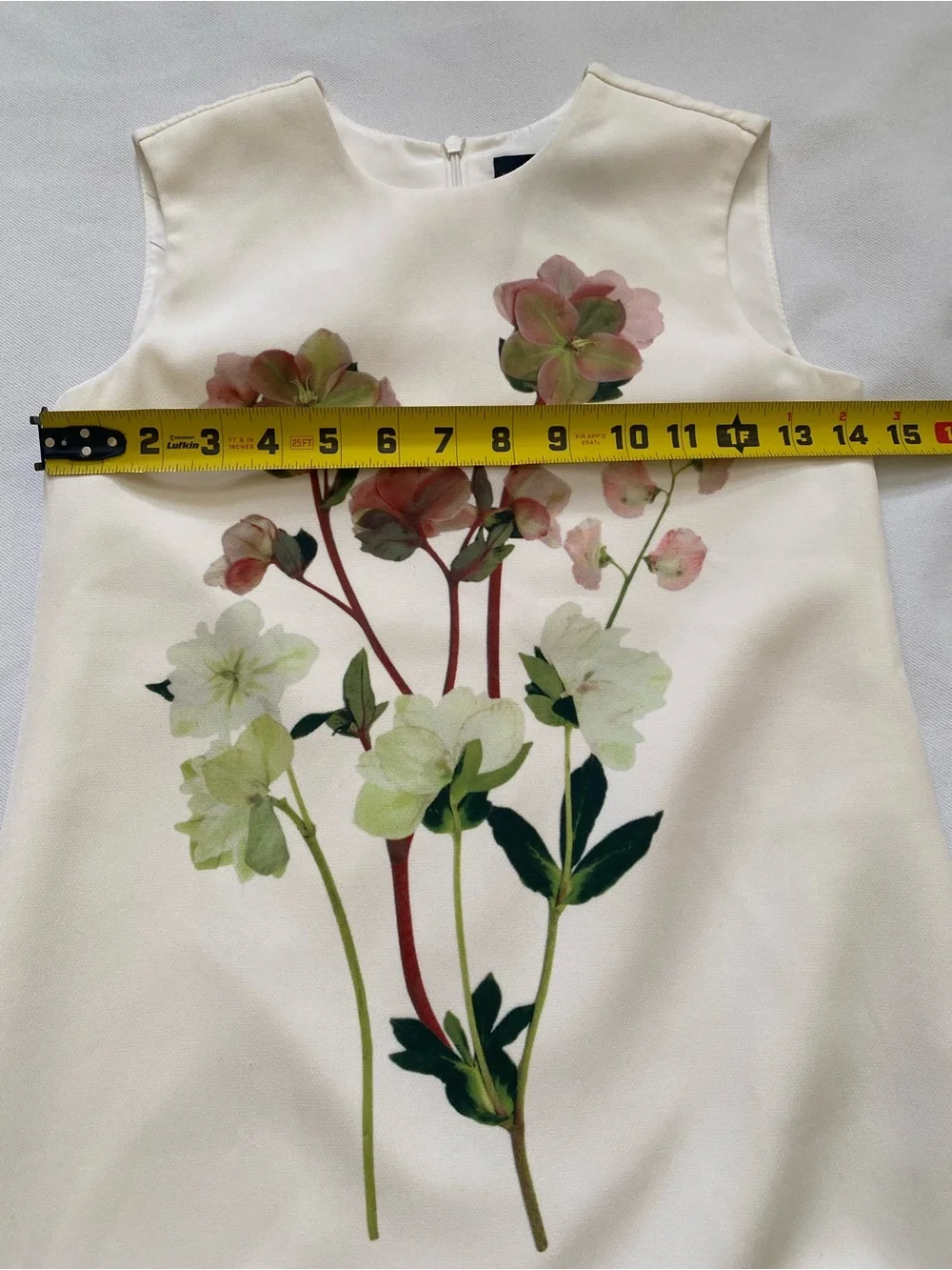 Victoria Beckham for Target Girls Ivory Lined Dress Size Medium ***READ